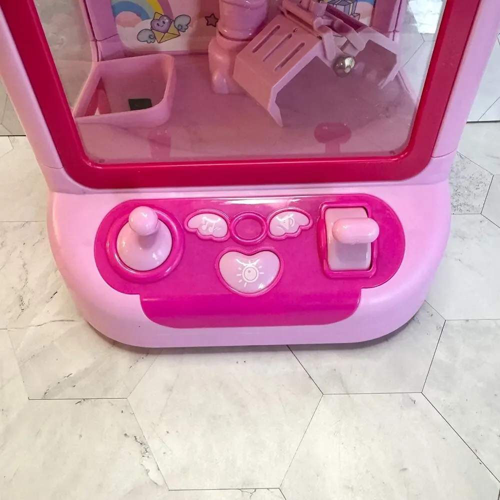 Mini Claw Vending Machine for Kids Pink Unicorn Arcade Machine Only Works in EUC